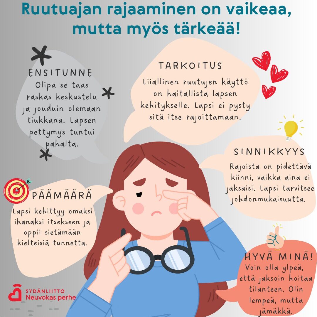 Miksi tämä keskustelu ruutuajasta on tärkeä? -kuvituskuva